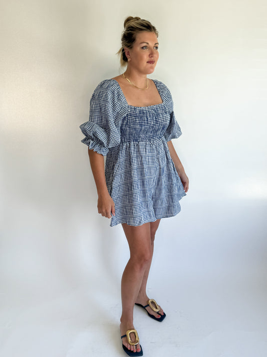 Blake Gingham Romper