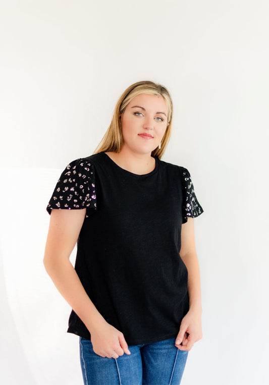 Jungle Chic Tee- Black