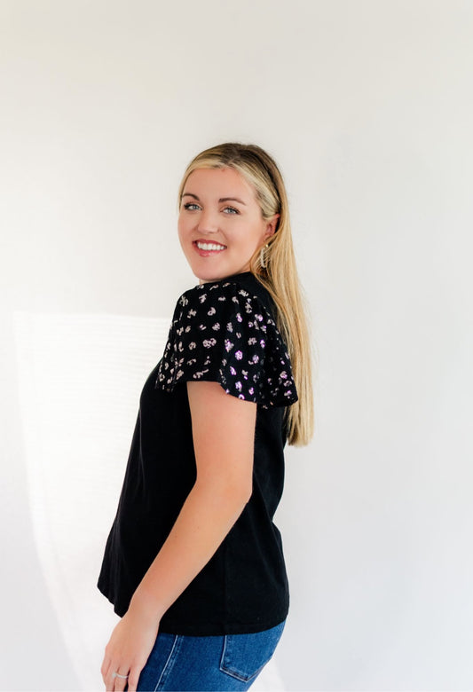 Jungle Chic Tee- Black